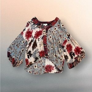 🔥Price Drop! Umgee | Cropped V-neck flowy top